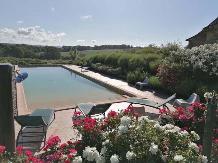 Gite de la Tuilière zwembad