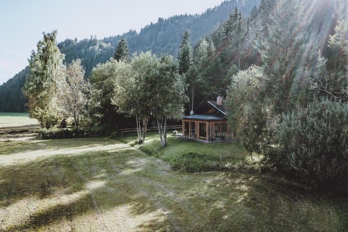 Die Lärchen Lodge bos