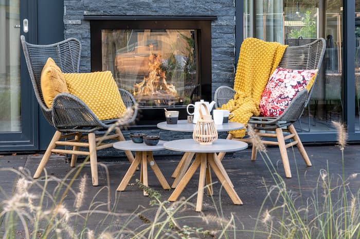 Mooi Twente Lodge met buitenhaard